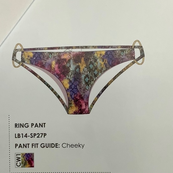 Lisa Blue RAINBOW SERPENT bikini - multi (#24) - Picture 11 of 14
